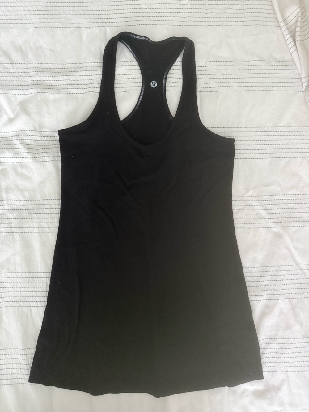 lululemon athletica Black Racerback Tank Top